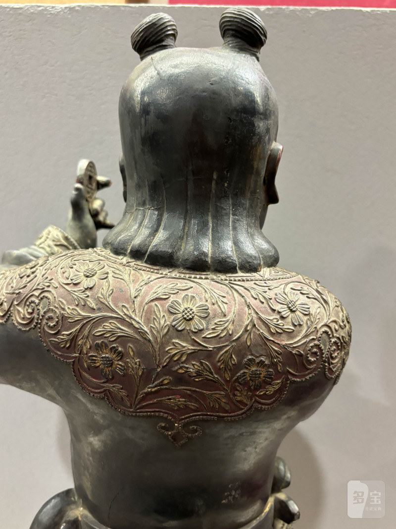 明 木雕加彩刘海 - 图12